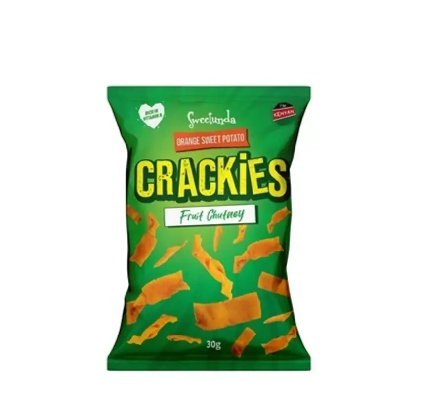 Sweetunda Sweetpotato Fruit Chutney Crackies 120g